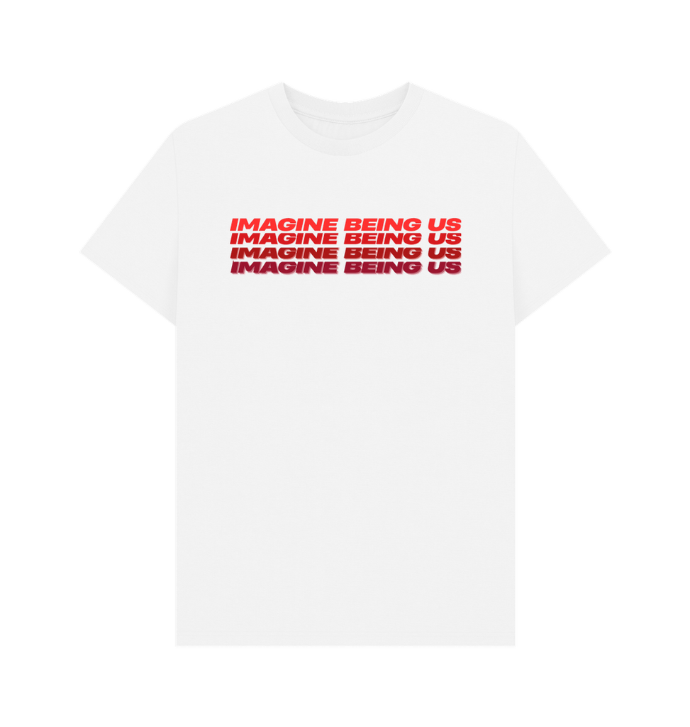 White Printed T-shirt Front