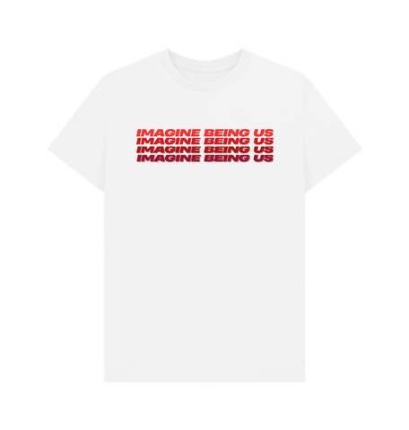 White Printed T-shirt Front