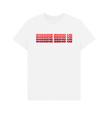 White Printed T-shirt Front