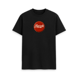 Black Printed T-shirt Front