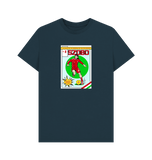 Denim Blue Printed T-shirt Front