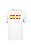 BOSS - Text Logo - España (White)