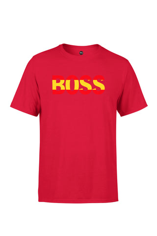 BOSS - Text Logo - España (Red)