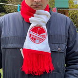 UTR Red & White Bar Scarf